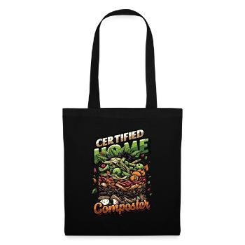 Composting Enthusiast Vermiculture Kompostierung - Tote Bag - black - Front