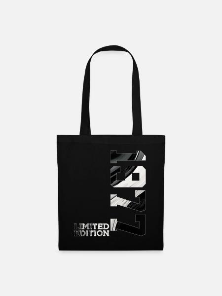 LIMITED EDITION 1977 49. GEBURTSTAG - Stoffbeutel - Schwarz
