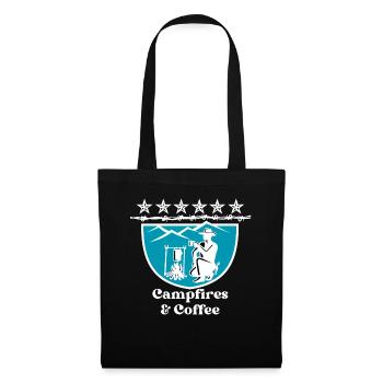 Campfires and Coffee - Tote Bag - black - Front