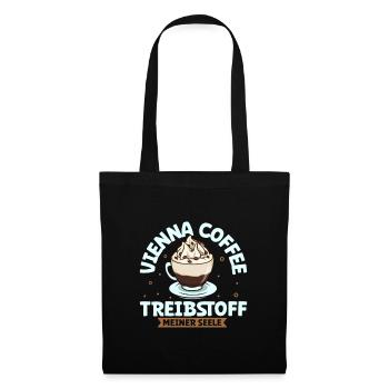 Mein Treibstoff ist Vienna Coffee - Stoffbeutel - Schwarz - Vorne