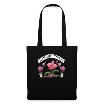 Orchid Whisperer Planzen Freund Orchideen - Stoffbeutel - Schwarz - Vorne