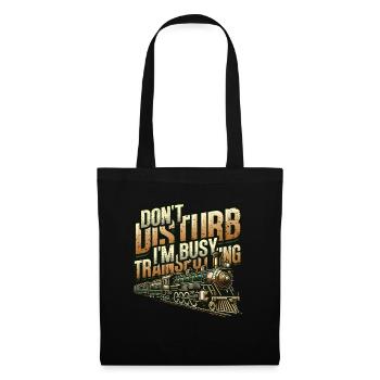 Trainspotting Train Lovers Trains - Tote Bag - black - Front