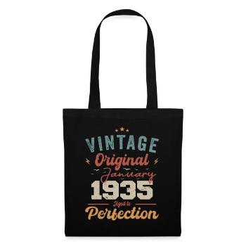 January 1935 Legend for 89 years - Tote Bag - black - Front