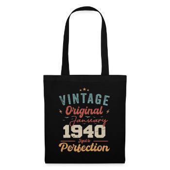 January 1940 Legend for 84 years - Tote Bag - black - Front