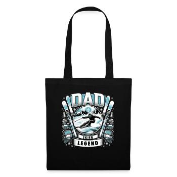Father's Day DAD the Skier Legend Dad - Tote Bag - black - Front