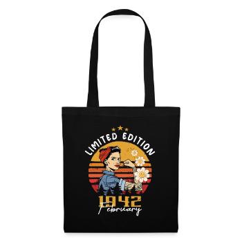 82 years old - Born in February 1942 - Tote Bag - black - Front