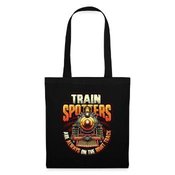 Trainspotting Train Lovers Trains - Tote Bag - black - Front