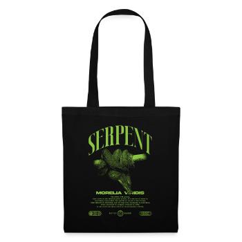 Green Tree Python Modern Reptile Keeper Streetwear - Tote Bag - black - Front