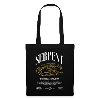 Carpet Python Modern Reptile Keeper Streetwear - Tote Bag - black - Front