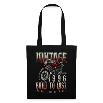 Vintage Motorcycle Bikers Motorbike Birthday 1996 - Tote Bag - black - Front