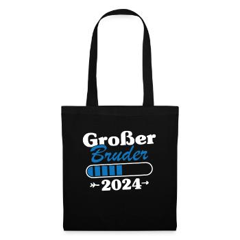 Großer Bruder Loading 2024 - Stoffbeutel - Schwarz - Vorne