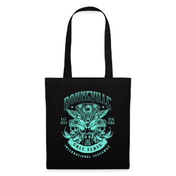 Bonneville Salt Flats Motorcycle Racing Vintage - Tote Bag - black - Front