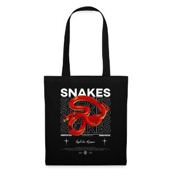 Propriétaire de serpent de lait hondurien gardien de reptile - Sac en tissu - noir - Devant