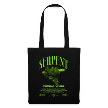 Green Tree Python Modern Reptile Keeper Streetwear - Tote Bag - black - Front