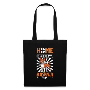 Home - Basenji - Tote Bag - black - Front