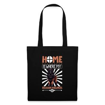 Home - Belgian Shepherd - Tote Bag - black - Front