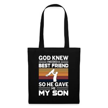My Best Friend My Son - Stoffbeutel - Schwarz - Vorne
