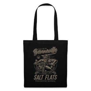 Bonneville Salt Flats Course de moto Vintage - Sac en tissu - noir - Devant