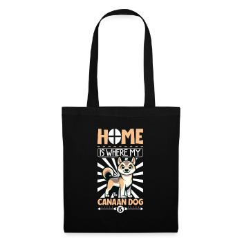 Home - Canaan Dog - Tote Bag - black - Front