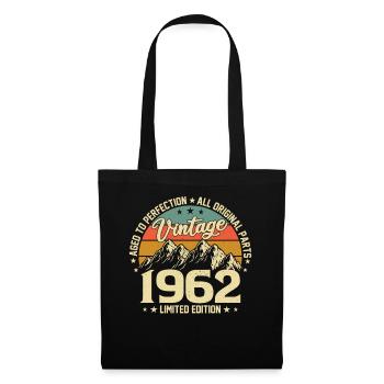 Aged to Perfection 1962 62nd Anniversary Vintage - Tote Bag - black - Front