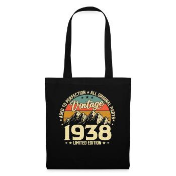 Aged to Perfection 1938 86th Birthday Vintage - Tote Bag - black - Front