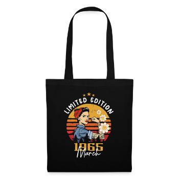 Women born in March 1965 Born Birthday 1965 - Tote Bag - black - Front