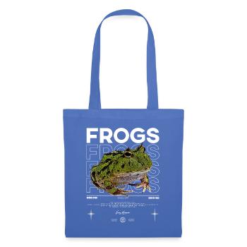 Gehörnter Frosch Streetwear Froschhüter - Stoffbeutel - Hellblau - Vorne