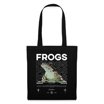 Milchfrosch Streetwear Frosch Keeper - Stoffbeutel - Schwarz - Vorne