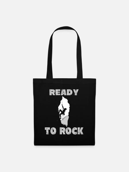 Ready to Rock - Stoffbeutel - Schwarz