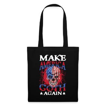Make America Goth Again für Gothik Fans - Stoffbeutel - Schwarz - Vorne
