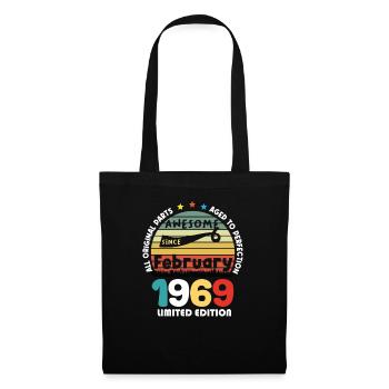 55 Years Old Made In 1969 Vintage February 1969 - Tote Bag - black - Front