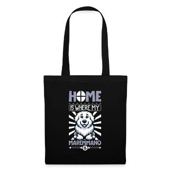 Home - Maremma Abruzzo Shepherd Dog - Tote Bag - black - Front