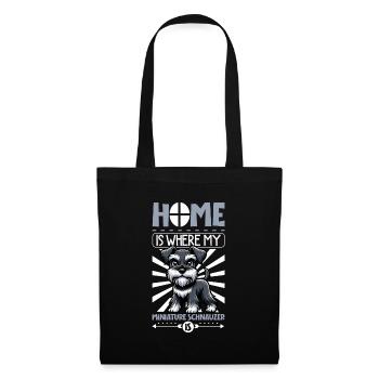 Home - Miniature Snout - Tote Bag - black - Front
