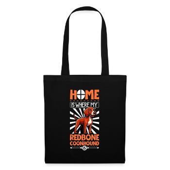 Home - Redbone Coonhound - Tote Bag - black - Front
