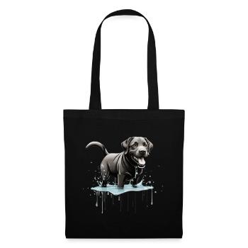 MIGNON LABRADOR NOIR - Sac en tissu - noir - Devant