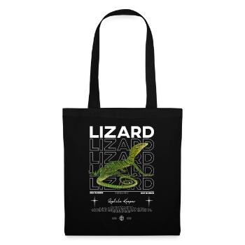 Moniteur d’arbre vert Streetwear gardien de lézard - Sac en tissu - noir - Devant