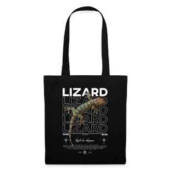 Tokay Gecko Streetwear Lizard Keeper - Sac en tissu - noir - Devant