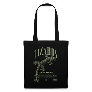 Tokay Gecko Modern Reptile Keeper Streetwear - Sac en tissu - noir - Devant