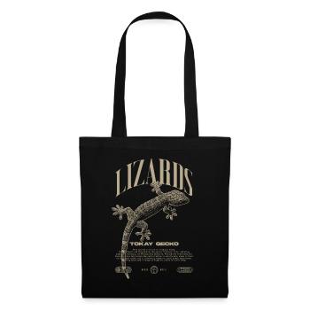 Tokay Gecko Modern Reptile Keeper Streetwear - Sac en tissu - noir - Devant