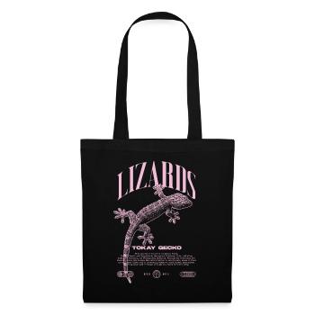 Tokay Gecko Modern Reptile Keeper Streetwear - Sac en tissu - noir - Devant