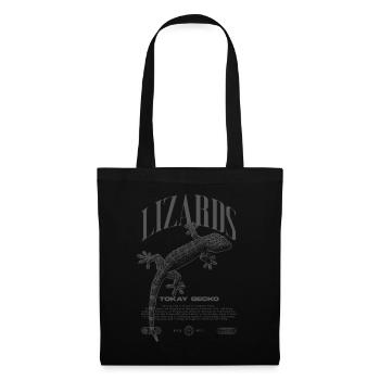 Tokay Gecko Modern Reptile Keeper Streetwear - Sac en tissu - noir - Devant