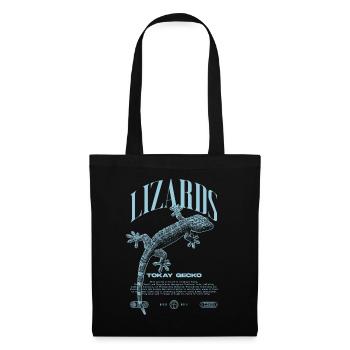 Tokay Gecko Modern Reptile Keeper Streetwear - Sac en tissu - noir - Devant