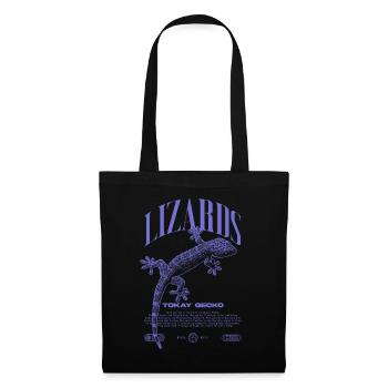 Tokay Gecko Modern Reptile Keeper Streetwear - Sac en tissu - noir - Devant