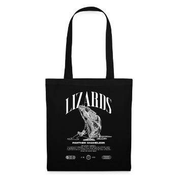 Panther Chameleon Streetwear Lizard Keeper - Tote Bag - black - Front