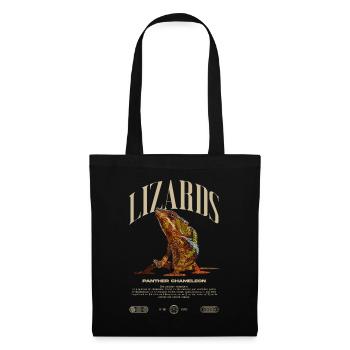Panther Chameleon Streetwear Lizard Keeper - Tote Bag - black - Front
