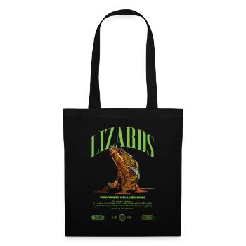 Panther Chameleon Streetwear Lizard Keeper - Tote Bag - black - Front