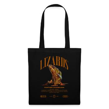 Panther Chameleon Streetwear Lizard Keeper - Tote Bag - black - Front