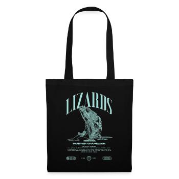 Panther Chameleon Streetwear Lizard Keeper - Tote Bag - black - Front
