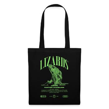 Panther Chameleon Streetwear Lizard Keeper - Tote Bag - black - Front