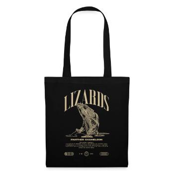 Panther Caméléon Streetwear Lézard Keeper - Sac en tissu - noir - Devant